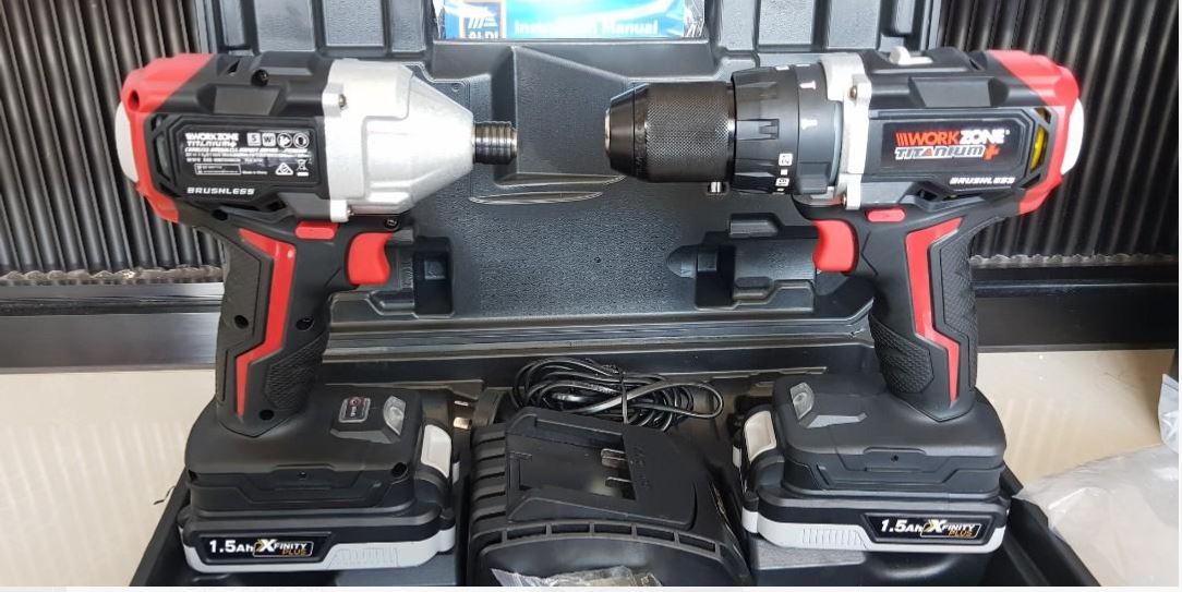 ست دریل و پیچ گوشتی ضربه ای براشلس